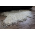 thumbnail image 5 of Salvani Genuine Icelandic Sheepskin Rug Throw – shade of white - curly pile, 5 of 7