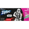 Disney Star Wars Ziploc Seal Top Snack Bags 66/Box