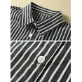 thumbnail image 2 of Camicover  Striped Detachable Collar Half Shirt Blouse Dickey Collar Elegant for Women Girls, 2 of 2