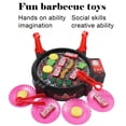 thumbnail image 3 of Set de cocina Pretend Play, parrilla para barbacoa para niños con juguetes para comida, 3 of 5