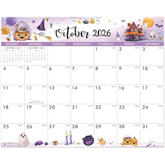 2026 Magnetic Calendar - 2026 Calendar from Jan.2026 - Dec.2026, Magnetic Calendar for Refrigerator, 8" × 10", Tear-off Pad, Perfect Fridge Calendars for Refrigerator - Seasonal Theme