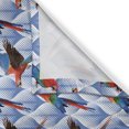 thumbnail image 3 of Ambesonne Bird Kitchen Curtains, Pirate Parrot Jungle Wildlife, 55"x24", Pale Azure Blue and Ivory, 3 of 3