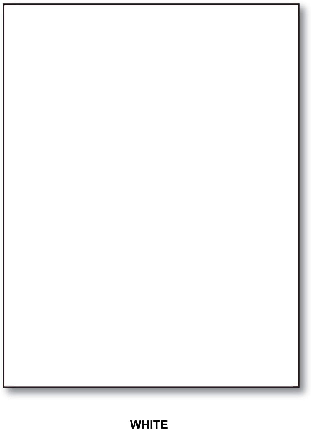 Bright White Paper 70lb. Text Pack of 100 Sheets (8.5x11inch)