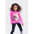 thumbnail image 2 of Disney Princess Rapunzel Jasmine Belle T-Shirt and Leggings 4 Piece Outfit Set Toddler to Big Kid, 2 of 5