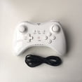 thumbnail image 2 of Pro Controller for Wii U, PowerLead Wireless Controller Gamepad for Wii U Dual Analog Game Remote Joystick (White), 2 of 4