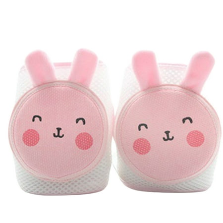 

Realyc 2Pcs Baby Knee Pads Lovely Shape Anti-slip Thin Kids Safety Crawling Elbow Cushion for Summer