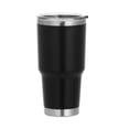 thumbnail image 1 of ZHAOCHENG Taza de viaje de 30 oz (negra) - Taza de café de acero inoxidable de doble pared, aislada al vacío, sin BPA, 1 of 5
