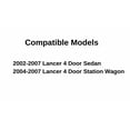 thumbnail image 3 of Passenger Right Side Front Door Window Door Glass Compatible with Mitsubishi Lancer 2002-2007 Models, 3 of 5