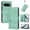 Mint Green, variant on For Google Pixel 9 6.3inch Phone Case Wallet, Flip Leather TPU Cover with Card Holder Wrist Strap Shockproof Phone Case,Mint Green,For Google Pixel 9