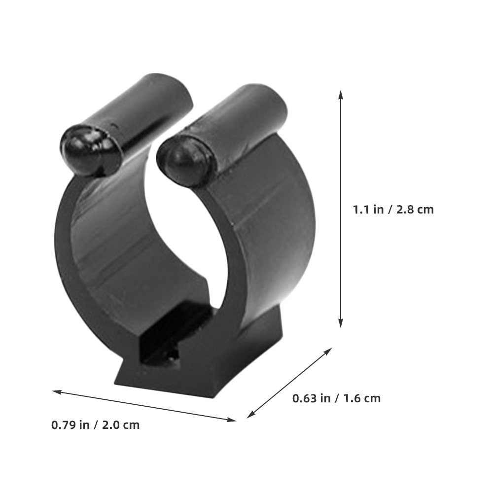 Rubber Fishing Rod Holder Clips MoyanSuper 30-Piece Pool Cue & Fishing Rod  Holder Clips - Wall Mount With Screws, 17mm Inner Diameter, Rubber Storage  Clamps Rubber Rod Storage Clamps