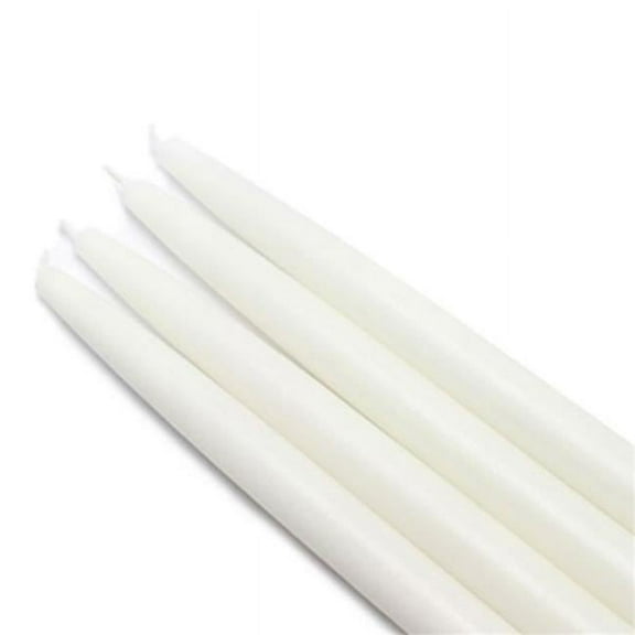 CEZ-021-12 10 in. Taper Candles, White - 144 Piece
