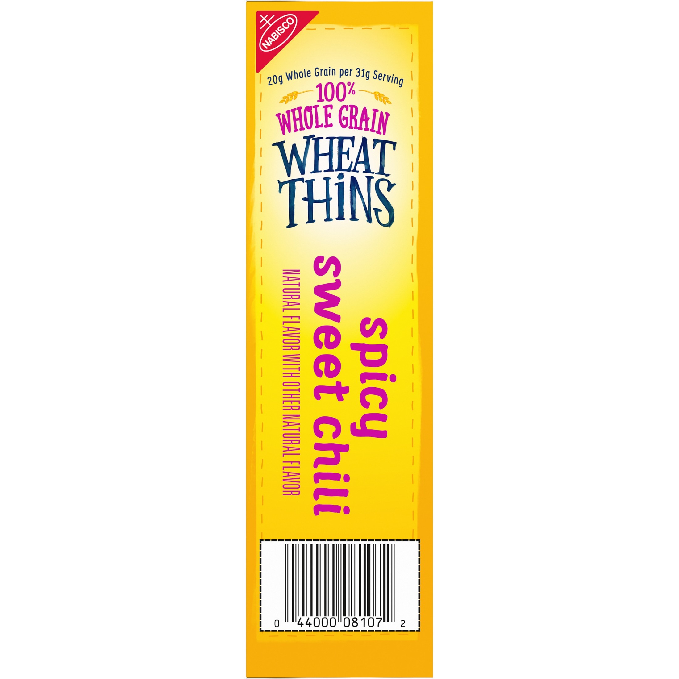 Wheat Thins Spicy Sweet Chili Snacks, Whole Grain Wheat Crackers, Snack Crackers, 8.5 oz