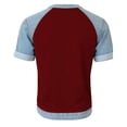 thumbnail image 5 of Sentmoon Hauts en Denim pour Femmes Chemisiers pour Femmes Été Manches Courtes Col Rond Patchwork Coupe Régulière Couleur Unie Extensible Vêtements pour Femmes Mode pour Entraînement et Gym 3TG-5TG, 5 of 5