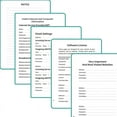 thumbnail image 3 of siubich Address Book, Planner, Model, Purple, 5.3 x 7.7inch, with Alphabetical Tabs, Password Keeper, Colored Pages, Pocket, Elastic Band, Pen Holder, Bookmark (Turquoise), 3 of 3