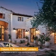 thumbnail image 2 of Outdoor Wall Lights - 4-Pack Black Sconces, Farmhouse Barn Lights, Modern Indoor Wall Mount Lighting Fixtures with E26 Socket, Anti-Rust Waterproof Exterior Lantern for Patio Porch Doorway Garage, 2 of 6