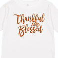 thumbnail image 4 of Inktastic Thankful and Blessed Boys or Girls Long Sleeve Toddler T-Shirt, 4 of 5