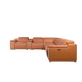 thumbnail image 3 of HomeRoots 366352 Camel Power Reclining Sectional with 1-Console, 7 Piece - 241 x 280 x 220.2 in., 3 of 4
