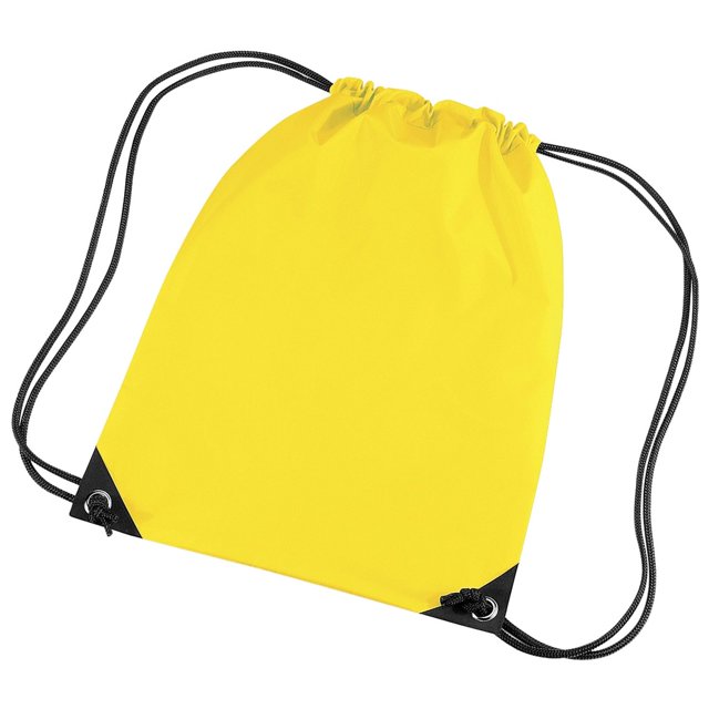 Bagbase Premium Gymsac Water Resistant Bag (11 Litres) (Pack Of 2)