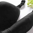 thumbnail image 6 of Amidoa Push-up Bras for Older Women Wire-Free Black Large Bust Full-Figure Solid Bra Women Lingerie M（40/90C）, 6 of 6