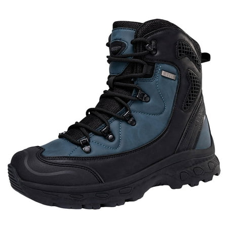 

PMUYBHF Mens Jogging Sneakers Men Ankle Boots Four Seasons Casual Thick Sole Simple Solid Color New Pattern Fashion Comfortable Lace up Shoes