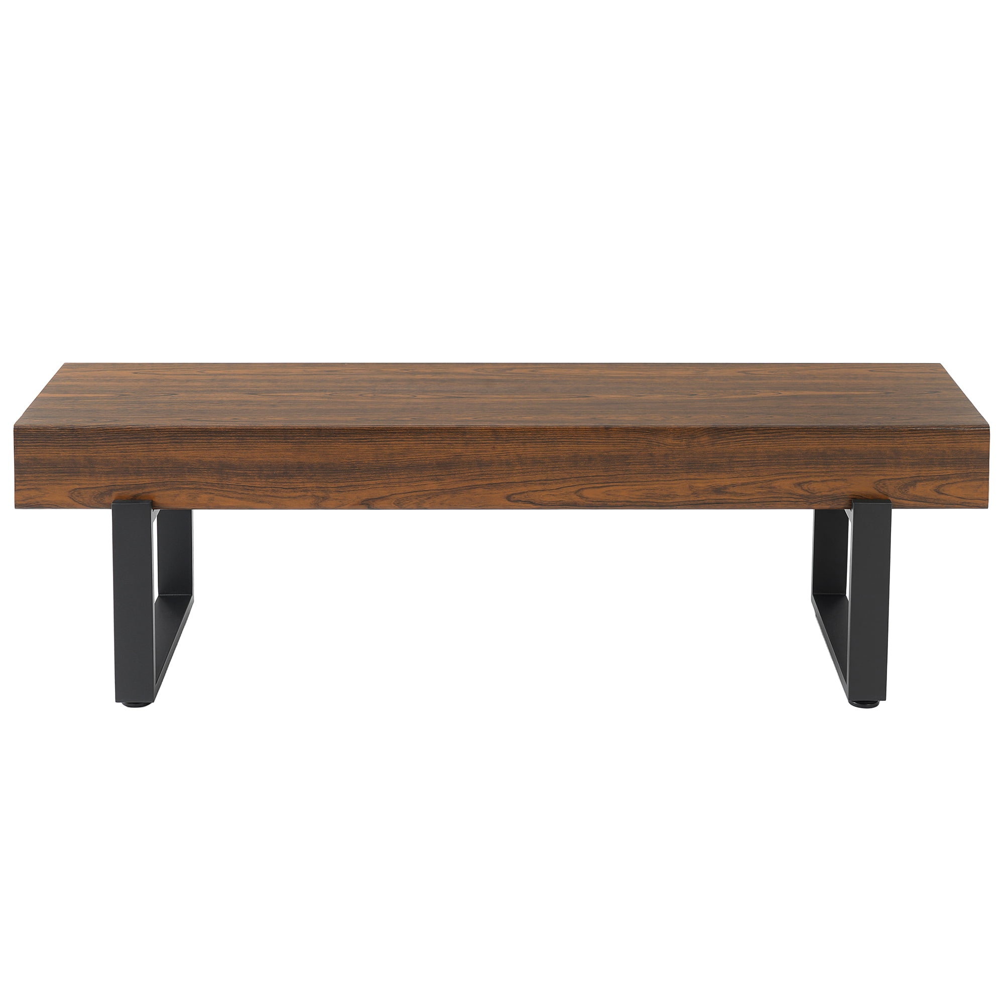 Euroco 59" Solid Wood Entryway Bench with Shoe Storage, Mid-Century Modern Shoe Bench,Hallway Foyer Seating Bench for Bedroom Living Room,Espresso