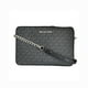 thumbnail image 1 of BOLSA MICHAEL KORS ORIGINAL JET SET EAST WEST XBODY LOGO BLACK SILVER, 1 of 6