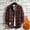 Red, variant on Patlollav Mens Coats Plus Size Plush Thick Warm Plaid Shirt Autumn/Winter Jacket
