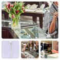 thumbnail image 4 of Projecteur Intérieur LED, Lampe de Sol Rotative en Alliage d'Aluminium USB 1W Spots Lumineux, Tête Réglable Petite Lampe d'Accent LED pour Collections Uvres d'Art, Vitrine de Bijoux, 4 of 8
