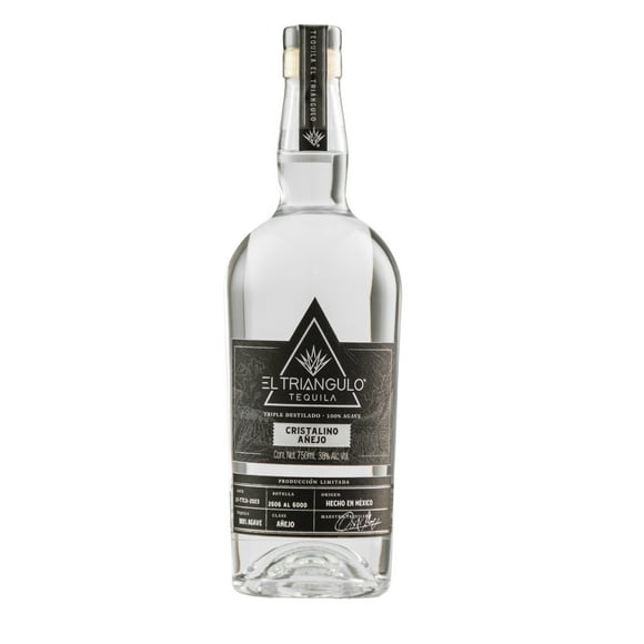 Tequila El Triangulo Añejo Cristalino 750 Ml El Triangulo Tequila Añejo Cristalino