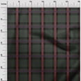 thumbnail image 2 of oneOone Organic Cotton Voile Fabric Tartan Check Print Sewing Fabric BTY 42 Inch Wide, 2 of 4