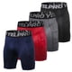 thumbnail image 1 of Bermudas 4 paquetes de pantalones cortos de compresión para hombres ropa interior de entrenamiento activo con bolsillo, 1 of 7