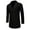 Black, variant on Chiccall Mens Mid Trench Long Coat Double Breasted Notch Lapel Coats Wool Blend Warm Casual Overcoat with Pocket