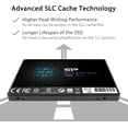 thumbnail image 4 of Silicon Power 512GB SSD 3D NAND A55 SLC Cache Performance Boost SATA III 2.5" 7mm (0.28") Internal Solid State Drive (SP512GBSS3A55S25), 4 of 9
