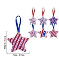 thumbnail image 3 of Utoimkio 6Pcs 4th of July Star Ornaments for Tree,Independence Day Patriotic Star Hanging Ornaments Red White and Blue Stars for Christmas Tree Decor 4th of July Party Supplies, 3 of 9
