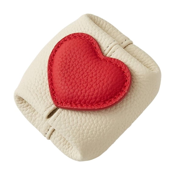 Back to School Supplies,Heart Coin Purse Mini Storage Pouch Portable Earbud Case Small Organizer Bag Multi Color Accessory Holder for and Travel Use