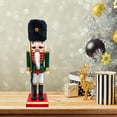 thumbnail image 3 of Tersarium Christmas Wooden Nutcracker Traditional Wooden Soldier Nutcracker Craft, 3 of 5