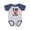Baseball Heather and Navy, variant on Inktastic Nana and Pops Love Me Grandkids Crab Boys or Girls Baby Bodysuit