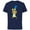 Navy, variant on The Simpsons Marge Simpson and Maggie Grocery Run - Short Sleeve Cotton T-Shirt for Adults - Customized-Athletic Heather