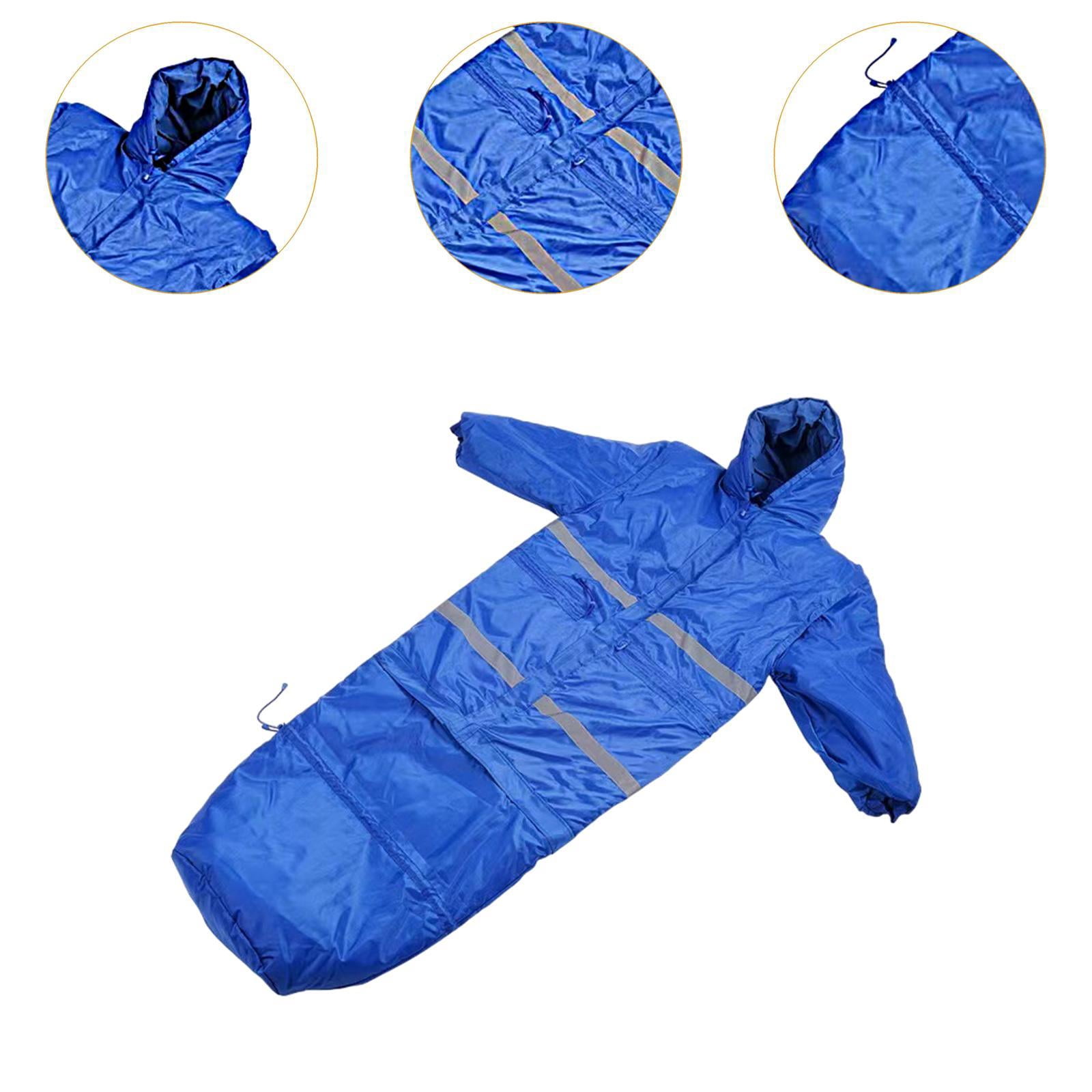 Wswqop Camping Sleeping Bag Outdoor Sleeping Bag Camping Equipment Ultralight Wearable 200 cmx70 cm