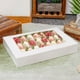 thumbnail image 2 of Cajas de pastelería NPLUX, paquete de 20 unidades, 40 x 28 x 6 cm, con ventana para galletas, 2 of 6