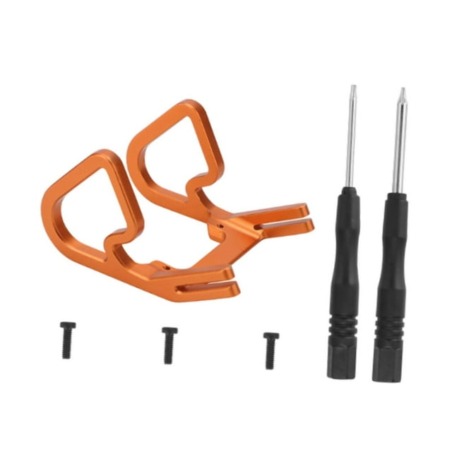 Protector de cardán para drones, barra protectora de cámara, fácil de instalar, barra protectora de cámara con lente de aleación de aluminio para Naranja