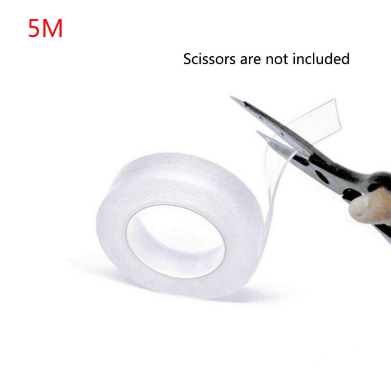 Clear Double Sided Tape Nbsp Invisible Thin Sided Sticky Adhesive Tape Strong Craft Nbsp Walmart Com