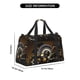 thumbnail image 3 of Fotbe Casino Cards Bolsa de Viaje con Estampado, Bolsa de Fin de Semana para Mujer con Compartimento para Zapatos, Bolsa de Gimnasio con Bolsillo Húmedo, 3 of 7