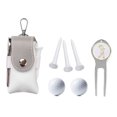 thumbnail image 2 of LJNYFDC Sac de Golf Portable Pochette de Rangement pour Balles de Golf Fermeture Magnétique Grande Capacité Résistant aux Rayures Rotation à 360 Degrés Support de Tee-Shirt de Golf, 2 of 7