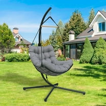 FKSLIFE Outdoor Indoor Hanging Swing Hammock Chair Swing Patio Chair Yard Patio Porch Garden Bar Chair