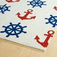 thumbnail image 2 of Bombay Home Indoor/ Outdoor Beachcomber Helm Ivory Rug - 5' x 7'6, 2 of 6
