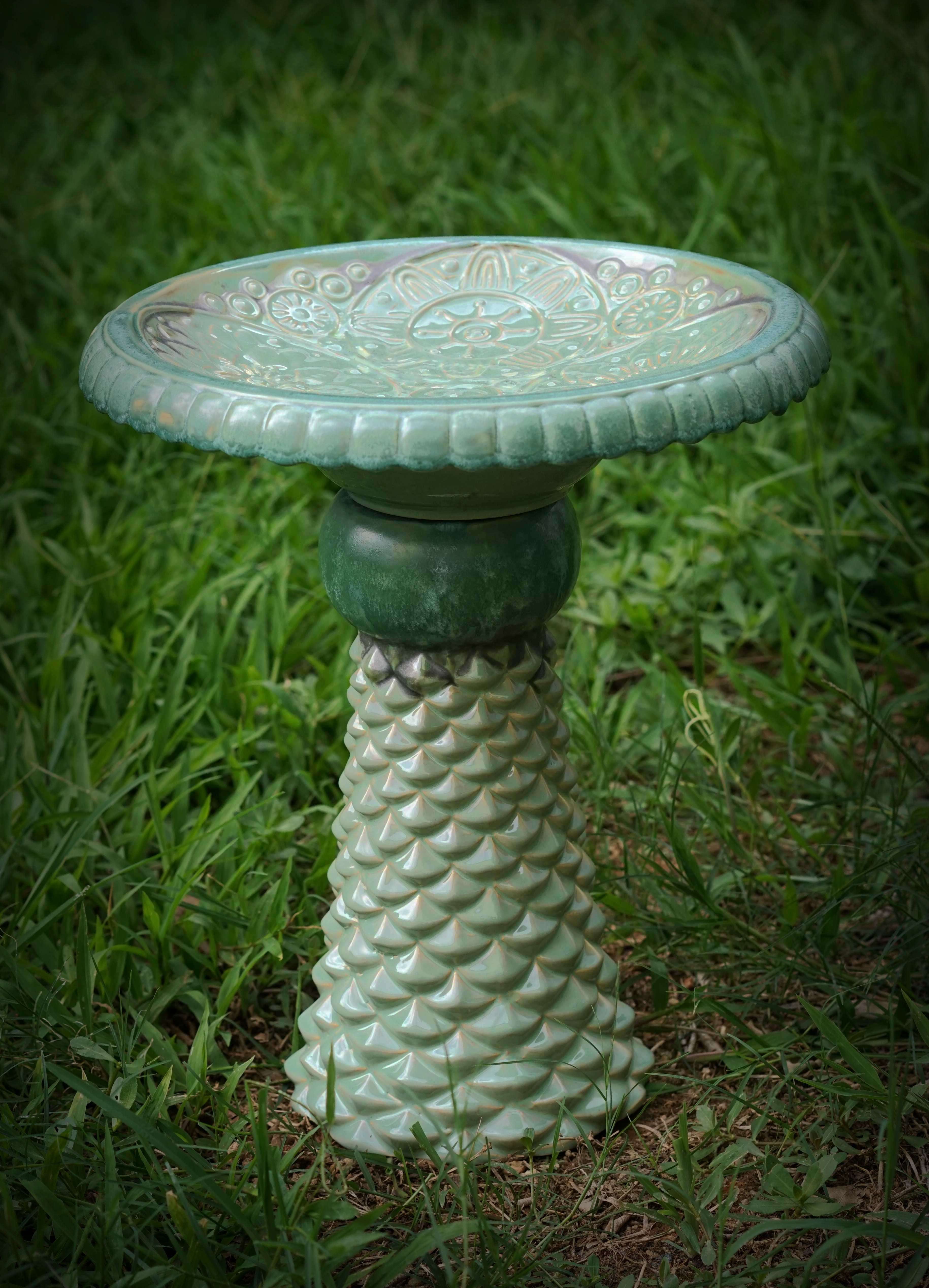 Better Homes and Gardens Lewiston Outdoor Cearmic Birdbath by HK YIBO CERAMICS LIMITED