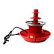 thumbnail image 2 of Fuente de chocolate de tres capas Mini chocolate desmontable Fondue derretido de chocolate Enchufe de EE. UU. 110 V para juegos de fiesta Noche Navidad Halloween, 2 of 10
