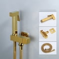 thumbnail image 1 of MYG Gold Brass Bidet Faucet Handheld Toilet Sprayer Hygienic Shower Attachment for Bathroom, Anti-Rust for Durable Brass Material, Easy to Install, Multi-Functional Cleaning Tool, 1 of 10