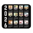 thumbnail image 2 of WIRESTER 8.66x7.08 in Rectangle Mouse Pad with Non-Slip Rubber Base for Computers, Laptop, Office & Home – Birds 2026 Calendar, 2 of 5
